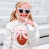 Coquette Football Patch Sweatshirt, Natural - Sweatshirts - 3