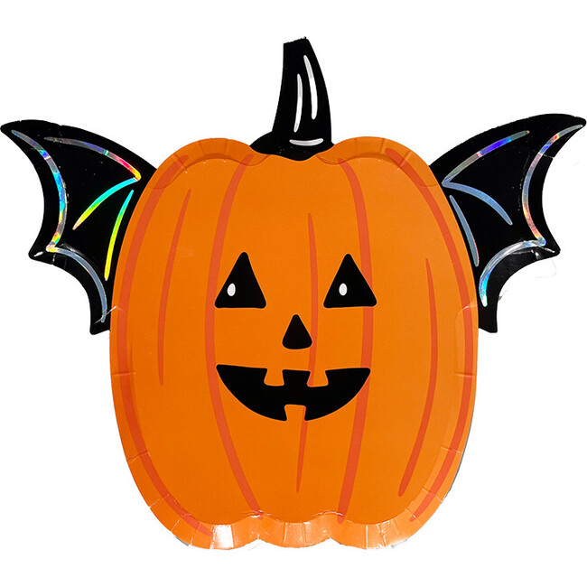 Going Batty Large Pumpkin Plates