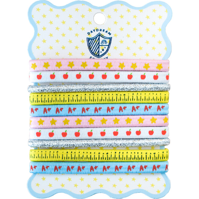 Smarty Pants Printed Pack of 10 Hair Tie Set