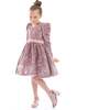 Merribrook Sequin Bow Dress, Pink - Dresses - 3