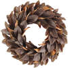 Wreath Magnolia Brown 30in - Wreaths - 1 - thumbnail