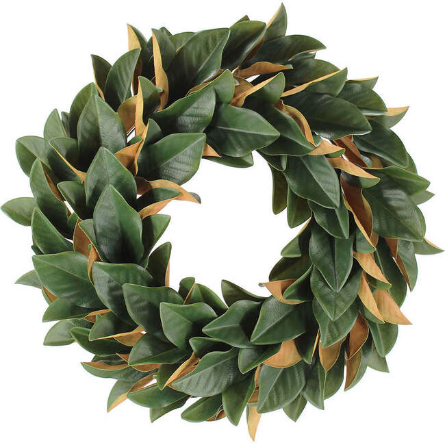 Wreath Mangolia Green 30in