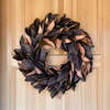Wreath Magnolia Brown 30in - Wreaths - 2