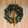 Wreath Mangolia Green 30in - Wreaths - 3