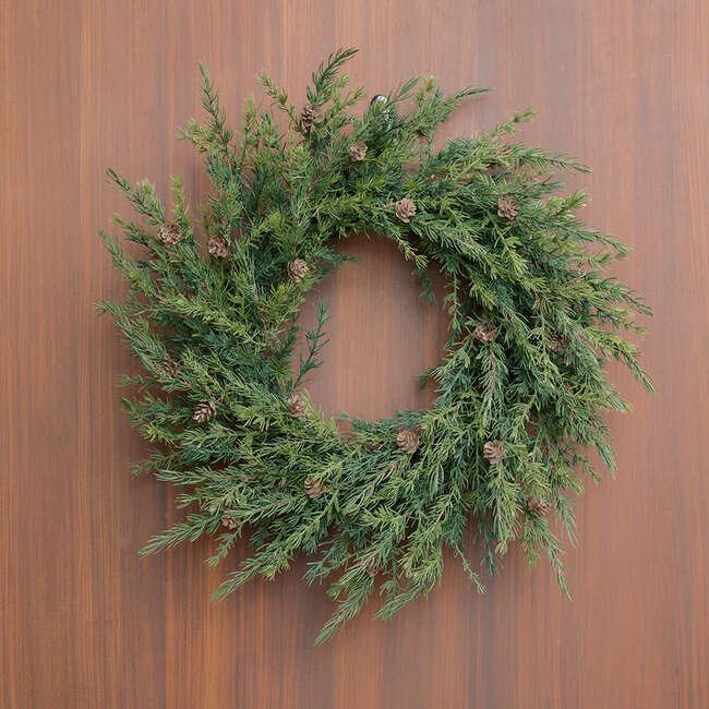 Wreath Pine 28in - Wreaths - 3