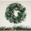 Wreath Magnolia Eucalyptus Pine 28in - Wreaths - 2