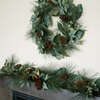 Wreath Magnolia Eucalyptus Pine 28in - Wreaths - 3