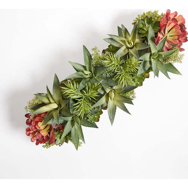 Arrangement Succulent Pot Gray 27in - Plants - 5