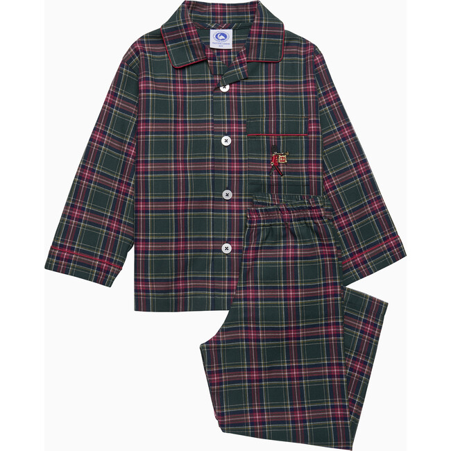 Trumpet Guardsman Pajamas, Green Tartan