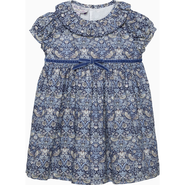 Strawberry Thief Dress , Blue Strawberry Thief