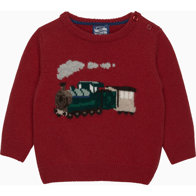 Steam Train Jumper, Red