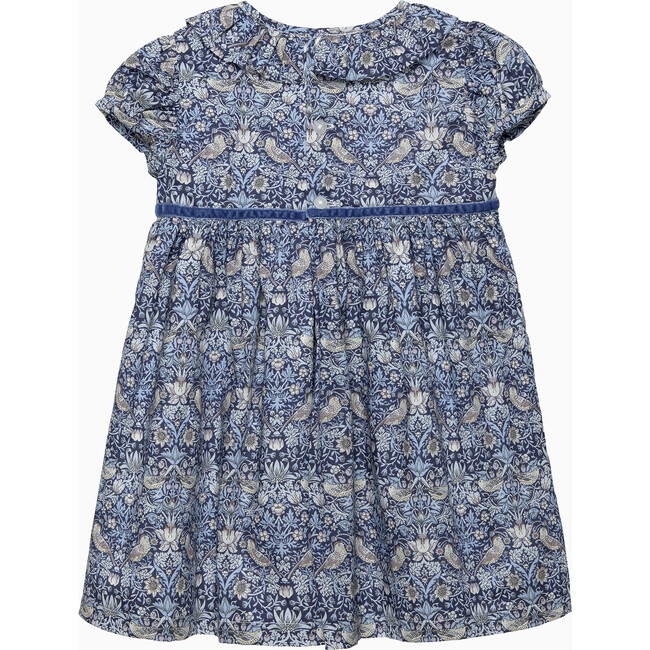 Strawberry Thief Dress , Blue Strawberry Thief - Dresses - 2