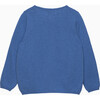 Strawberry Thief Bow Cardigan, Blue Strawberry Thief - Cardigans - 2