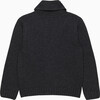 Stanley Shawl Collar Cardigan , Charcoal Marl - Cardigans - 2