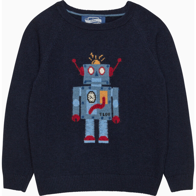 Robbie Robot Jumper, Navy