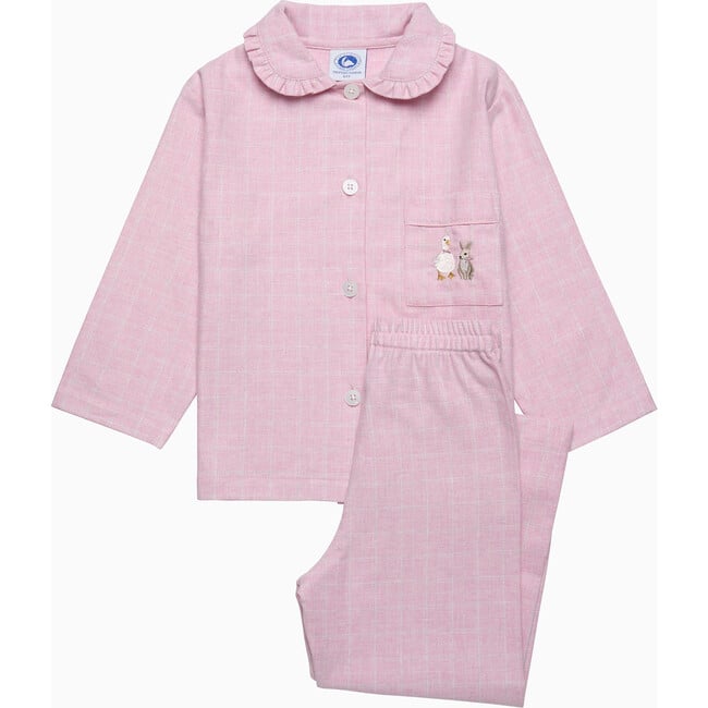Pink Duck & Bunny  Pajamas, Pink