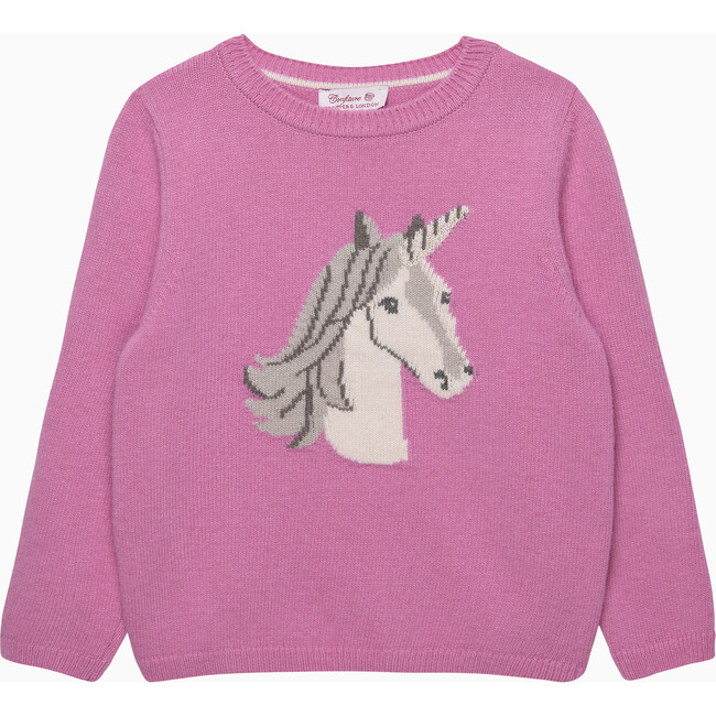 Magical Unicorn Jumper, Bright Pink