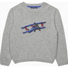 Orville Plane Jumper , Grey Marl - Sweaters - 1 - thumbnail
