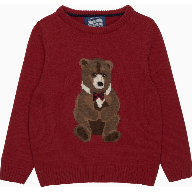 Kids Timothy Teddy Jumper, Red