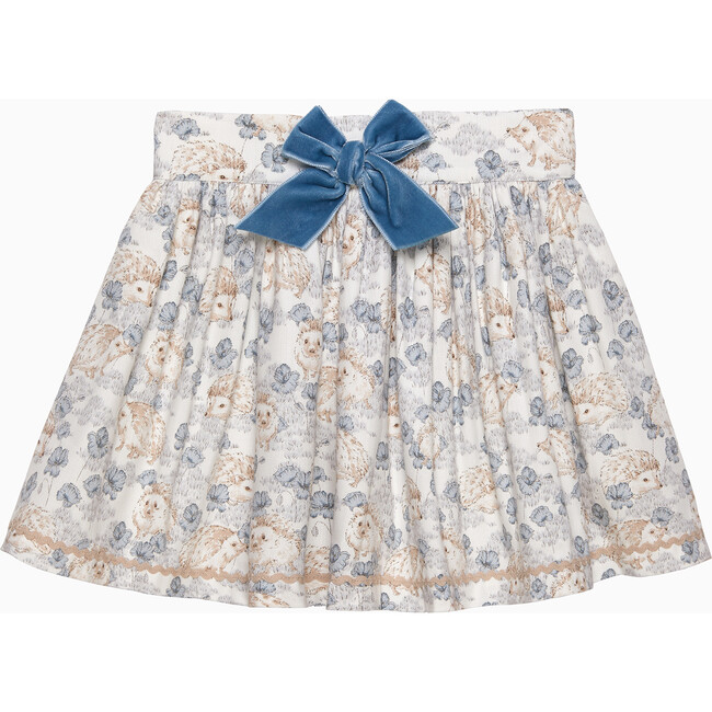 Hollie Hedgehog Skirt , Pale Blue
