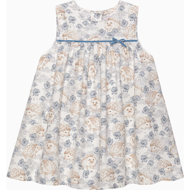 Hollie Hedgehog Pinafore, Pale Blue