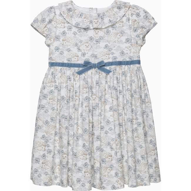 Hollie Hedgehog Dress, Pale Blue