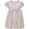Kids Arabella Floral Smocked Dress, Pink Floral - Dresses - 2