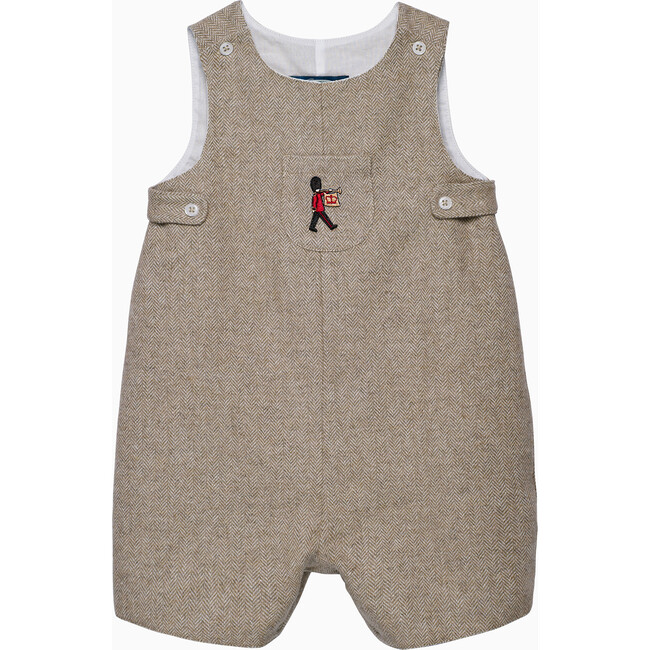 Guardsman Archie Romper, Brown Herringbone
