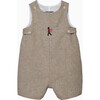 Guardsman Archie Romper, Brown Herringbone - Rompers - 1 - thumbnail