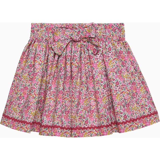 Emma & Georgina Bow Skirt, Bright Pink