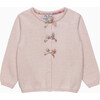 Claire Aude Bow Cardigan, Pink/Claire Aude - Cardigans - 1 - thumbnail