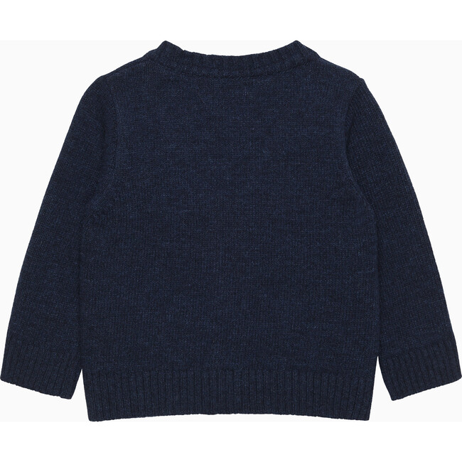 Dinosaur Cardigan, Navy - Cardigans - 2