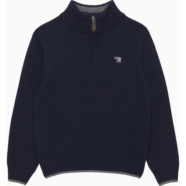 Calum Half Zip, Navy