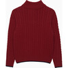 Christopher Half Zip, Red - Sweaters - 2