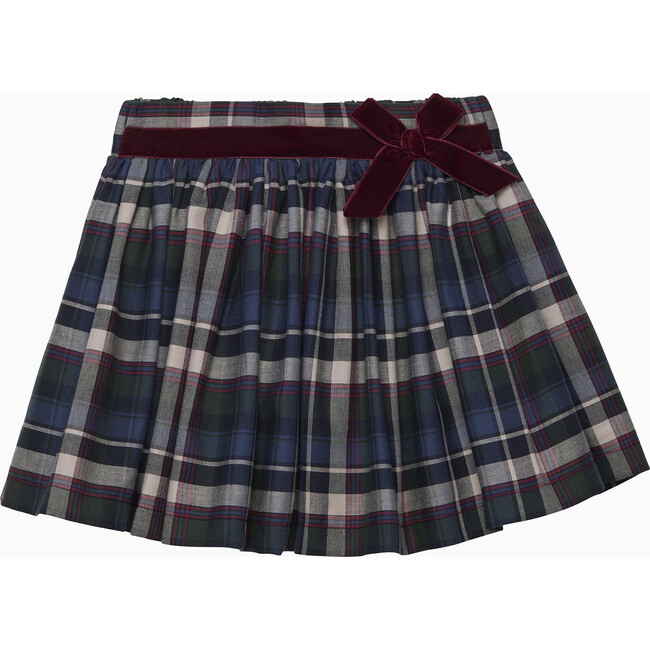 Bonnie Tartan Bow Skirt, Multi Tartan