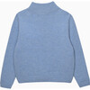 Charles Car Half Zip, Blue Marl - Sweaters - 2