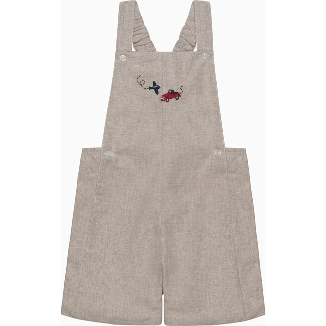 Car Alfie Bib Shorts, Oatmeal Flannel