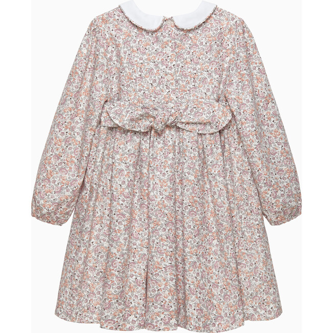 Bella Floral Smocked Dress, Pink Floral - Dresses - 2