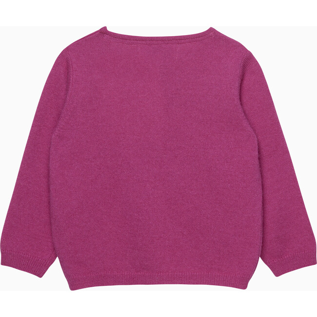 Baby Emma & Georgina Heart Cardigan, Pink/Bright Pink - Cardigans - 2