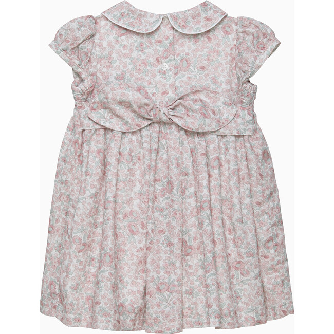 Baby Arabella Floral Smocked Dress, Pink Floral - Dresses - 2