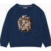 Augustus Jumper, Denim Blue Marl - Sweaters - 1 - thumbnail