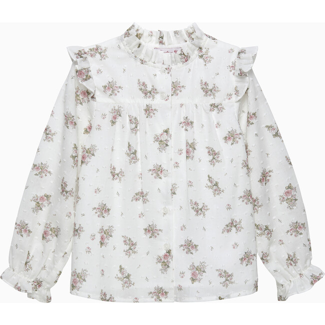 Arabella Floral Blouse , White/Multi