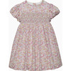 Kids Claire Aude Smocked Party Dress, Pink Claire Aude - Dresses - 1 - thumbnail
