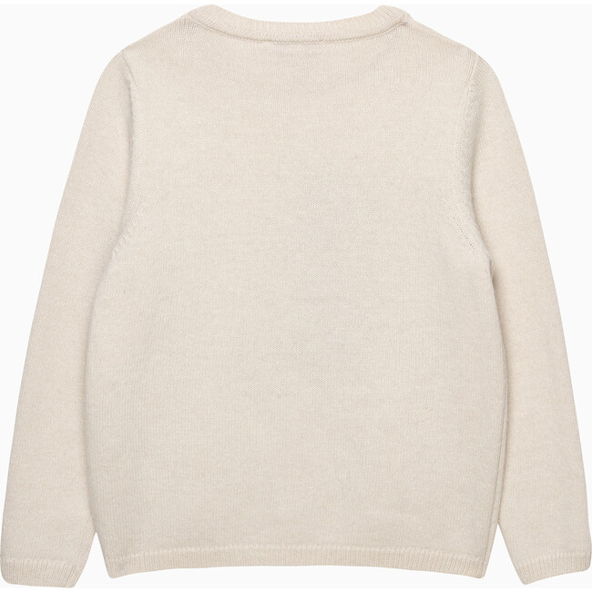 Kids Puppy Jumper, Winter White - Sweaters - 2