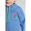Stripe Performance Knit Half Zip With Sports Crest - Sweatshirts - 2