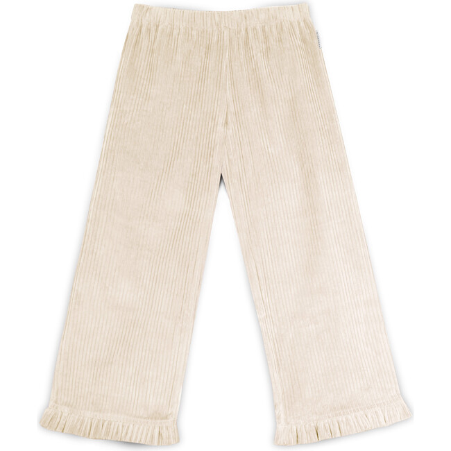 Cuore Corduroy Pant, Ecru - Pants - 2