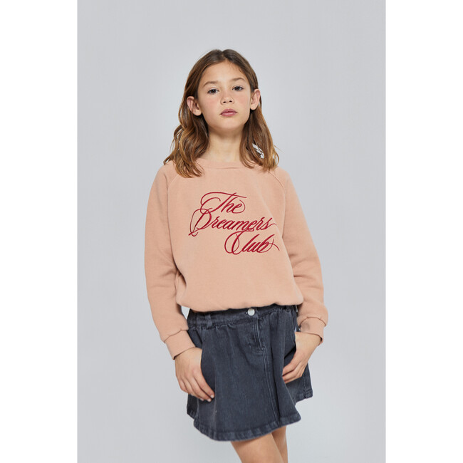 Club Felpa Sweatshirt, Pink Nude - Sweatshirts - 2
