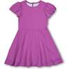 Polka Dot Dress W/Bubble Sleeves - Dresses - 1 - thumbnail
