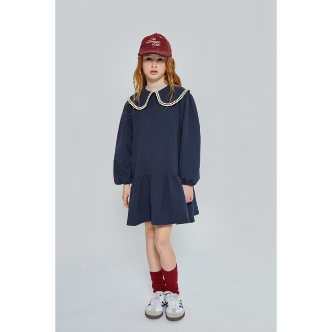 Melissa Jersey Dress, Dark Blue - Dresses - 2