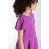 Polka Dot Dress W/Bubble Sleeves - Dresses - 2